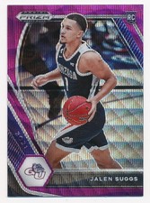 Jalen Suggs 2021-22 Panini Prizm Draft Picks Purple Wave Prizm Variation RC #3