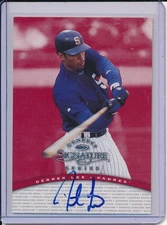 1997 Donruss Signature Series Autographs Derrek Derek Lee Auto Rookie Padres