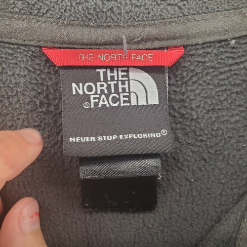 THE NORTH FACE Jacket Mens XXL 1/4 Zip Fleece Long Sleeve Gray - Picture 2 of 10