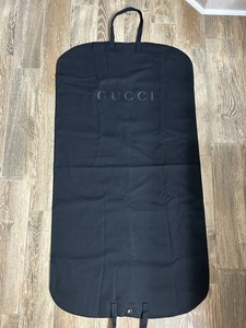 Genuine GUCCI Black Travel Storage Garment Bag Unisex Dress Suit Cover..