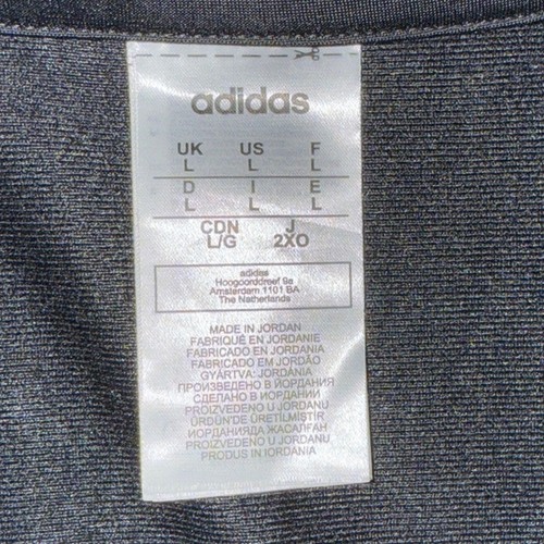 Adidas Black Gold Essentials 3-Stripes Tricot Track Jacket Activewear Men Size L - Picture 7 of 11