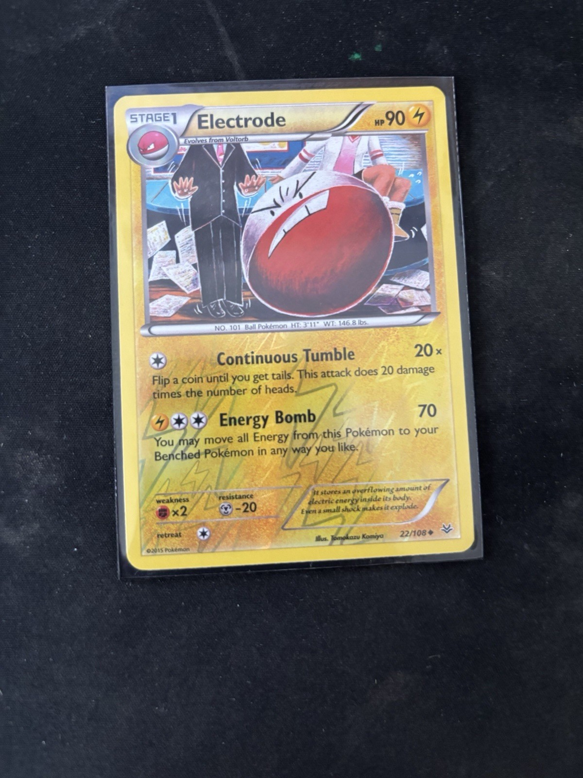 Electrode 22/108 Roaring Skies Reverse Holo LP/NM - Pokemon TCG