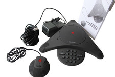 Polycom SoundStation 2 Conference Speaker Phone Wall Module External Microphone