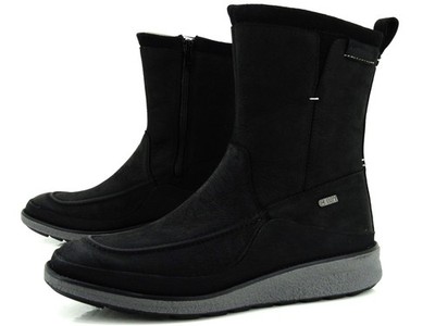 Merrell Ezra Wassardicht Stiefelette Stiefel Boots Leder Damen G 39 Schwarz