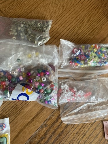 BEADS Jewelry Making Craft Supplies Mixed Tri Faceted Pony - Picture 3 of 11