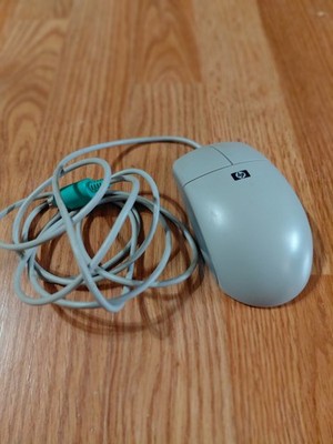 Genuine HP MU07J Wired Trackball Two Button Computer Mouse Tested Working 