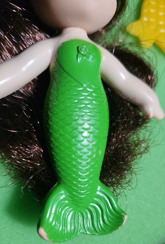 RAR Vintage Original 1979 Kenner Sea Wees Shelly Meerjungfrau Puppe Schwamm Kamm KOMPLETT! - Bild 19 von 20