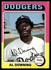 1975 Topps Al Downing (MC) VG+ Los Angeles Dodgers #498