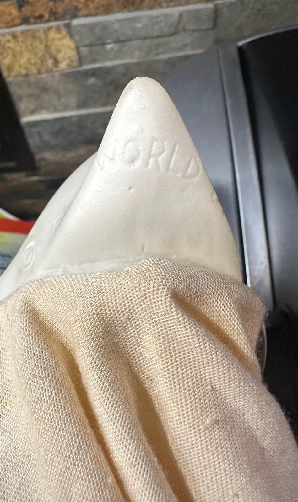 Rare 90’s Vintage Fun World Div Ghost Face Scream Mask - Glow In The Dark