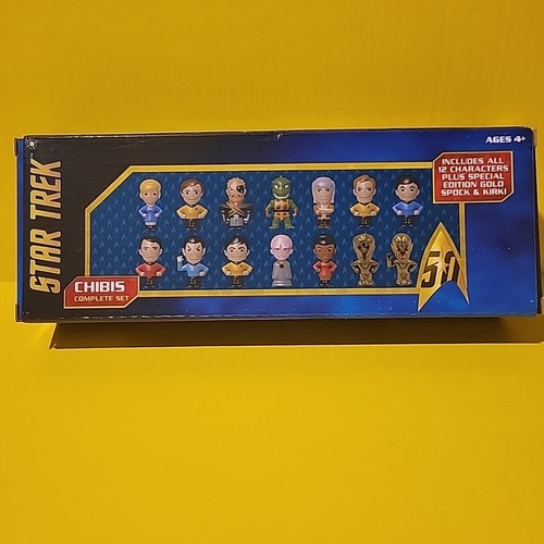 Chibis Star Trek 50th Anniversary Complete Mini Collectible Figure Set Trekkie - Picture 20 of 24