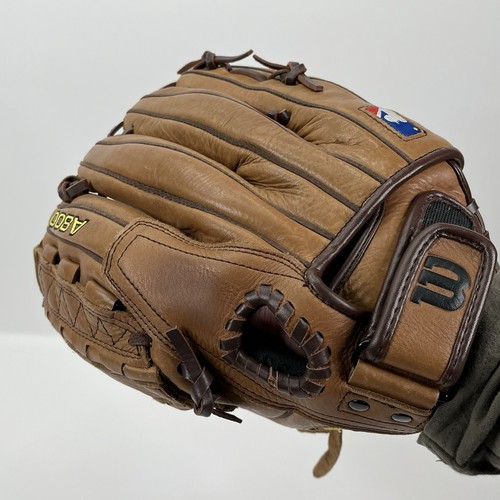 Guante de béisbol Wilson A800 RHT 12,5" cuero ECCO doble bisagra A0802 XLC COMO NUEVO - Imagen 5 de 13