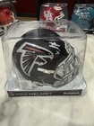 Bijan Robinson Atlanta Falcons Autographed Mini Helmet Beckett Certified