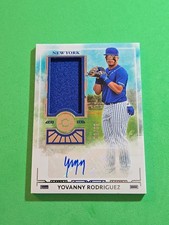 2025 Yovanny Rodriguez  /99 Panini Boys Of Summer PM-YRG Prospect Materials Sig