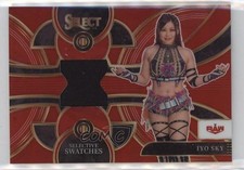 2024 Panini Select WWE Selective Swatches Red Prizm /99 Iyo Sky #SW-IYO