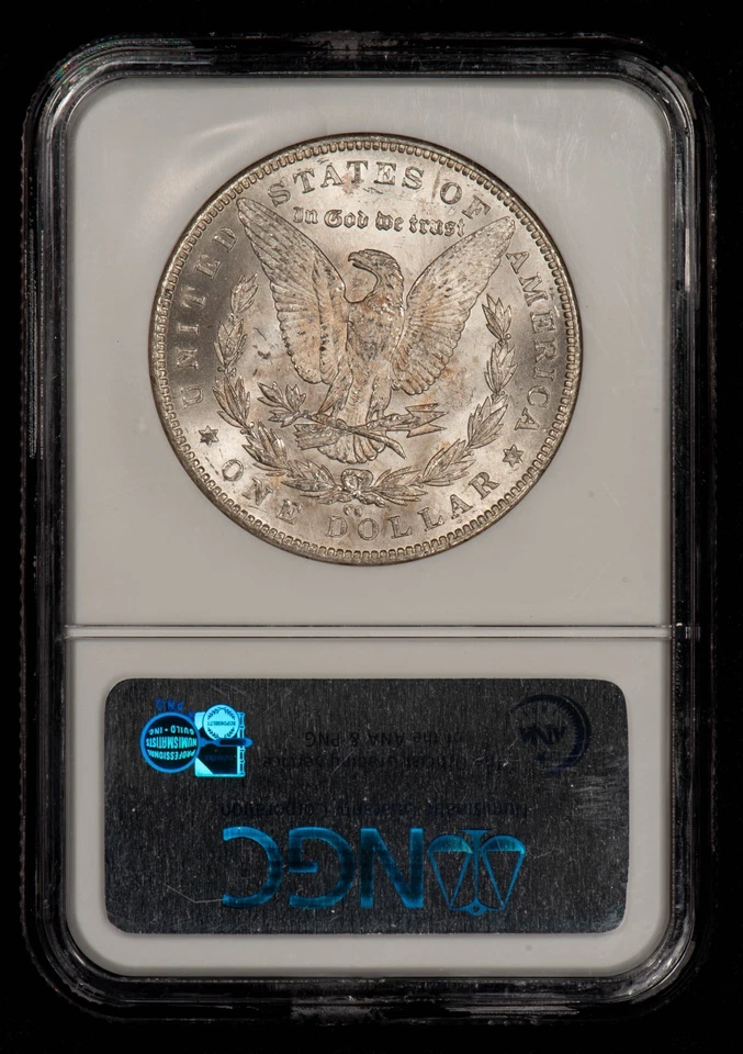 1891-CC $1 Morgan Silver Dollar - Key Date Carson City - NGC MS 62 - SKU-B5347 - Image 2 of 4