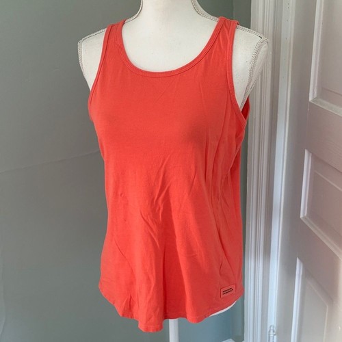 Life is Good Women's Orange Tank Top Size Medium