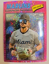 2026 Topps Heritage - Connor Norby #30 Chrome Pink Sparkle Refractor