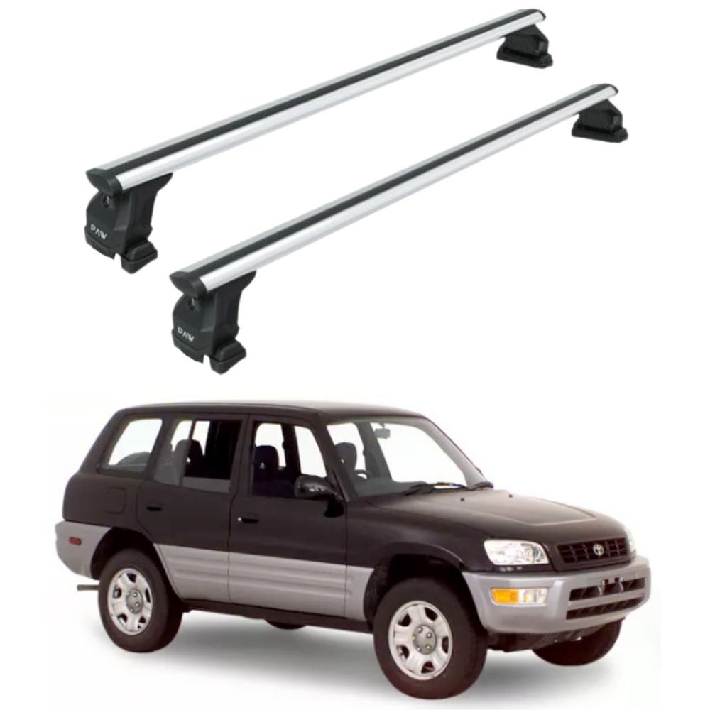 For Toyota RAV4 1994-2006 Roof Rack Cross Bars Fix Pro Silver | eBay