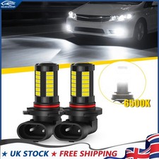 2x AUXITO White LED Fog Light Bulb HB4 9006 Fog Light Bulb 6000K High Power 100w