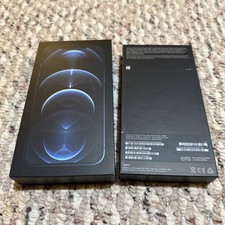 BOX ONLY Original iPhone 12 Pro Pacific Blue 128 Gb EMPTY BOX ONLY