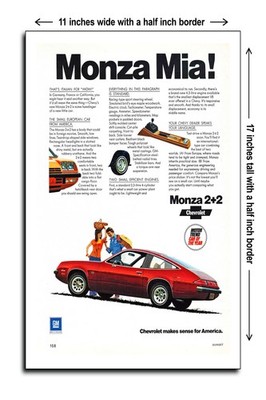 1975 Chevy Monza 22 Motor Trend Car of the Year - 11x17 Poster