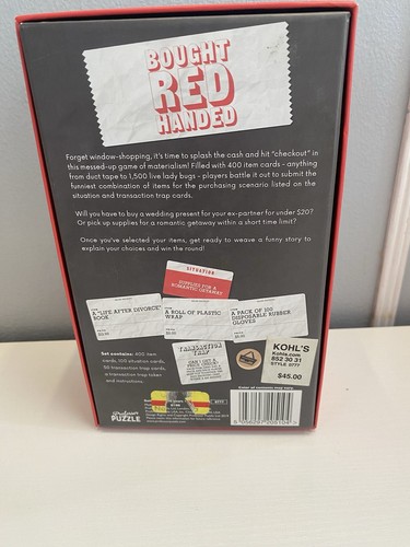 Bought Red Handed Puzzle Story Telling Party Game by Looney Goose Preowned - Picture 2 of 3