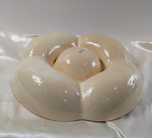Veggie Vegetable Tray /Chip And Dip Dish 1970's MCM Los Angeles Pottery Vintage - Picture 14 of 17