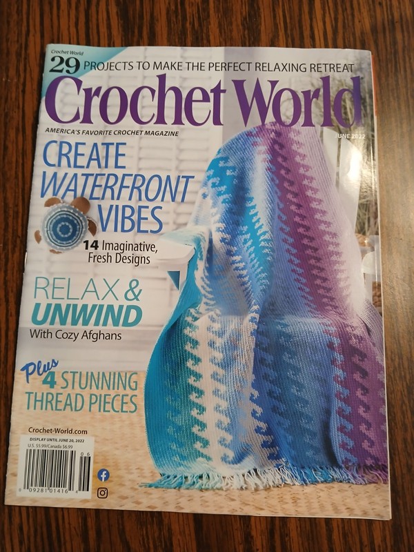 Crochet World Pattern Magazine, June 2022