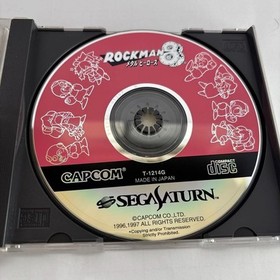 Sega Saturn Mega Man 8 Rockman 8 Japan Version Complete Tested Action Game Capco