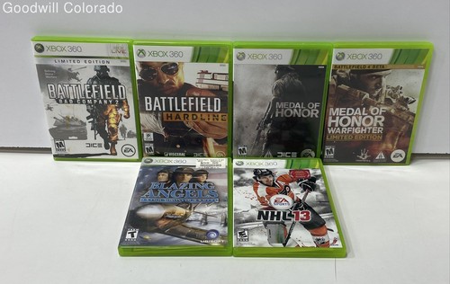 Lot of 6 Assorted Microsoft Xbox 360 Video Games