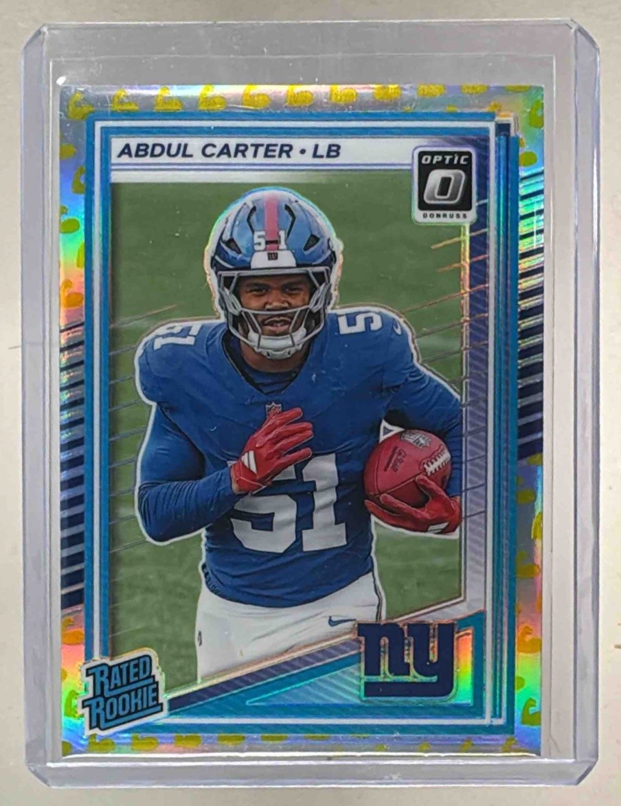 Abdul Carter 2025 Panini Donruss Optic #300 Flex Prizm Rated Rookie /199