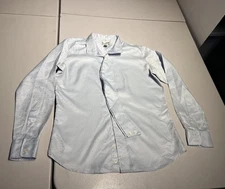 Tailored Sportsman Top Women's 8 36 Blue Chaucer Button Riding Equestrian Shirt