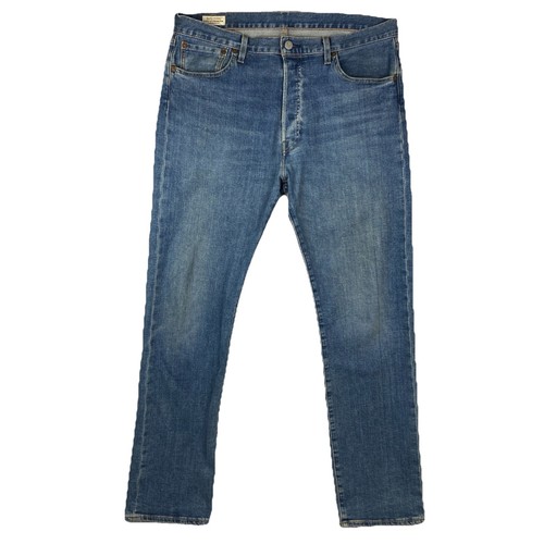 Levi's 501 Jeans Men's Original Fit Big E Straight Leg Indigo Mask Blue 34x32