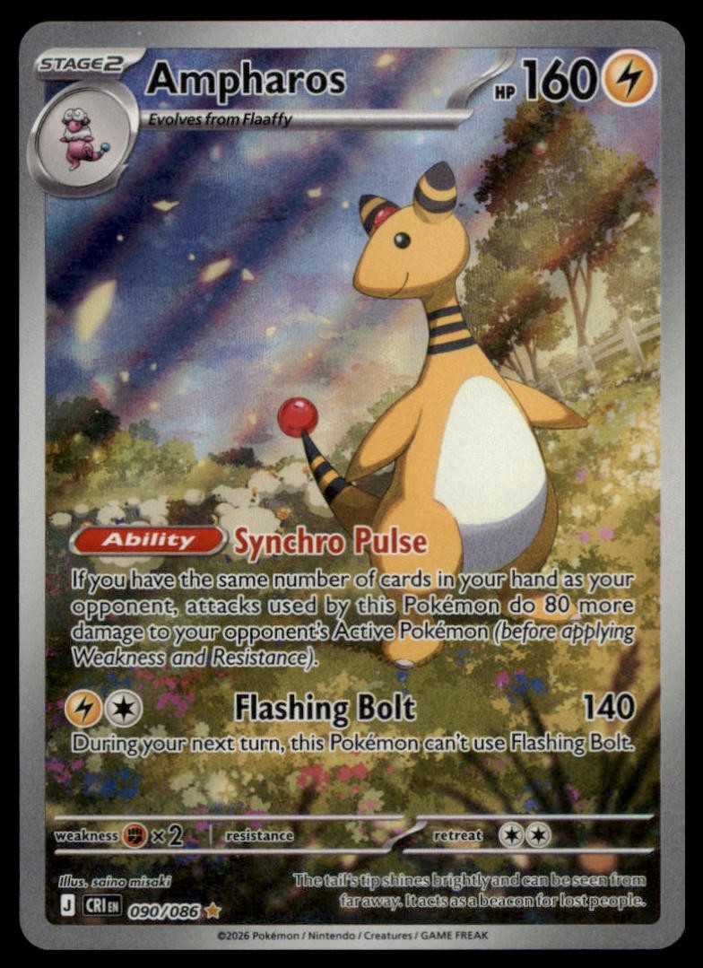Pokémon TCG Ampharos 090/086