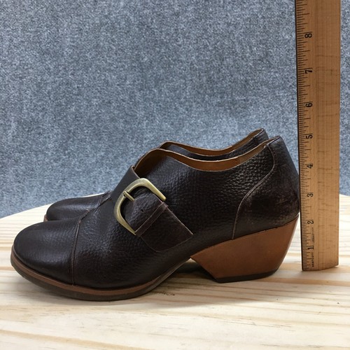 KORKS By Kork Ease Boots Womens 9.5 Casual Cap Toe Low Ankle Bootie Q22223 Brown - Picture 16 of 24