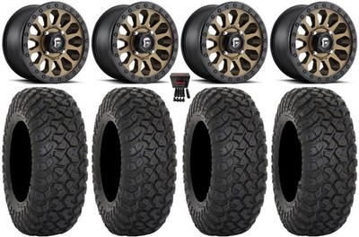 Fuel Vector BR 15'' Wheels 35'' RT320 Tires Can-Am Maverick X3
