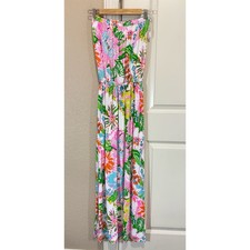 Lilly Pulitzer x target Nosey Posey Strapless Maxi Dress Medium