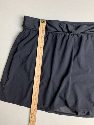 Time And Tru Womens Plus Mesh Overlay Swim Skirt Size 3X (24W-26W) Black - Bild 7 von 9