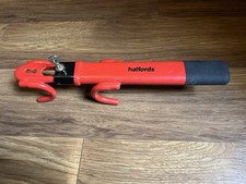 Halfords Car Double Bar Steering Wheel Lock -Bright Red- Theft Protection