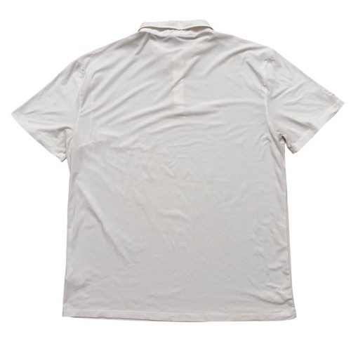 Vuori Strato Tech Poloshirt Herren Größe XL Kurzarm Performance Stretch Weiß - Bild 2 von 5