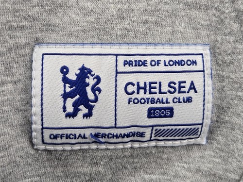 Chelsea FC Football Club Jacke Medium Kapuze Fleece grau blau Full Zip Fußball - Bild 11 von 22