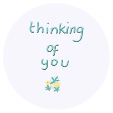 24 x 'Thinking Of You ' Stickers (SK00066739)