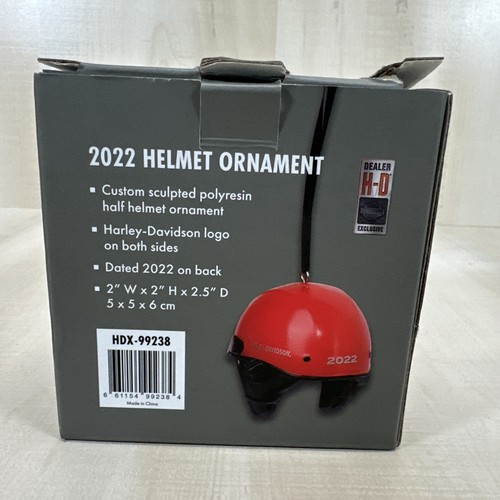 Harley-Davidson Licensed Harley-Davidson W-22 HELMET Ornement HDX-99238 - Picture 3 of 5