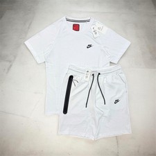 Men  s Nike Tech White Short Set X-Large