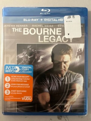 The Bourne Legacy Blu-ray 2012 Digital HD Jeremy Renner Rachel Weisz Action Spy