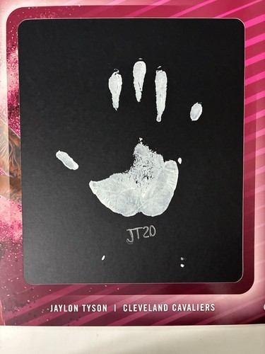 2024 Panini Instant Impressions JAYLON TYSON Hand Print 18 x 24 Signed AUTO 2/10 - Picture 2 of 9