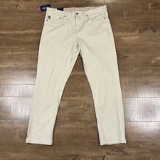 BNWT Chaps Chino Pants Freedom Stretch Stone Color Dress Pant Mens 36x30 F5
