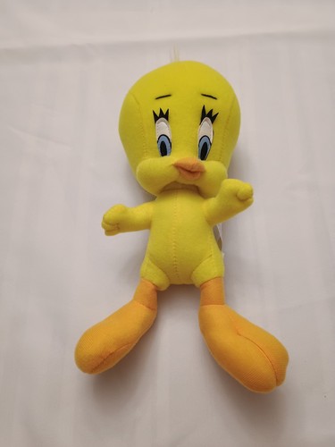 Peluche vintage 1997 Looney Tunes TWEETY BIRD Warner Bros da collezione ottime condizioni - Foto 7 di 8