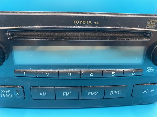 Radio reproductor de CD Toyota Matrix AM FM 2004-2008 OEM 86120-02400 código A51816 - Imagen 5 de 11
