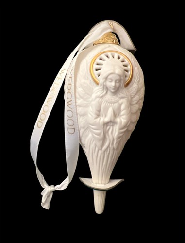 Wedgewood White Angel Christmas Ornament - Picture 3 of 5